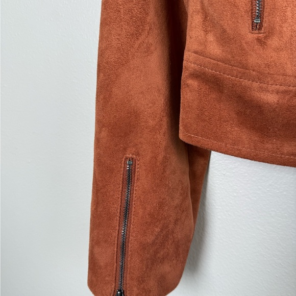 BCBGMaxAzria Rust soft suede, feel Jacket - Picture 4 of 6